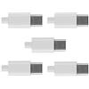 JSER 5set DIY 24pin USB 3.1 Tipo C USB-C Maschio Connettore SMT tipo con 3.5mm SR e Copertura Dell'alloggiamento JSER