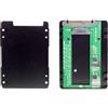chenyang M.2 NVME PCIe SSD su U.2 SFF-8639 2,5 pollici Convertitore adattatore per alloggiamento disco rigido (U.2 SFF-8639 non è SATA)