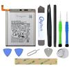 OnlyTech - Kit di riparazione Batteria per Samsung Galaxy A71 SM-A715F - 4500mAh - con 10 Strumenti e Adesivo