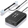 FitDVR Adattatore di alimentazione per dashcam (10 pin) Adatto per Mazda, Display a LED Alimentazione USB, Collegare allo specchietto retrovisore auto-oscurante, uscita 5V 12V, Facile da installare, D3-026