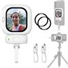 ZTIANFOTO Founist - Schermo per selfie per iPhone 5-17 e nuovo - display AMOLED Vlog da 2,13, 700 nits, anteprima magnetica della fotocamera posteriore, plug and play senza app, schermo selfie per vlogging