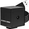 Svpro Telecamera USB 48 MP, autofocus USB, telecamera industriale 8000 x 6000 ad alta definizione OpenCV, fotocamera UVC Plug and Play con alloggiamento per l'elaborazione delle immagini industriali