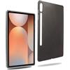 REY Cover in Gel TPU Nera per Samsung Galaxy Tab S10+ 12,4, Ultra Sottile 0,33 mm, Morbido Flessibile, Custodia Silicone