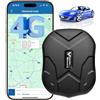 Winnes 4G GPS Tracker Localizzatore GPS per Auto con SIM Integrata Magnetico Batteria 5000mAh Impermeabile IP65 Anti-Furto,Geo-Fence, App Tracking in Tempo Reale, Abbonamento Richiesto