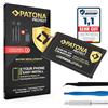 PATONA PROTECT Batteria ricambio per Samsung Galaxy S10 EB-BG973ABU Smartphone - 3400mAh Li-Polymer con Sensore NTC, Protezione Sovraccarico e Scarica, con Kit Installazione