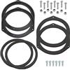 Aerzetix - Kit di 2 adattatori per altoparlanti Ø165 mm | Porte anteriori/posteriori | Compatibile con Fiat 500 Panda Punto Grande Ducato Opel Astra Peugeot Boxer Dacia Dokker Lodgy Sandero