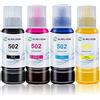 DLMELHOR Ricarica di inchiostro a sublimazione compatibile per stampante a getto d'inchiostro EPN EcoTank Supertank ET-2800 ET-2803 ET-2850 ET-2720 ET-15000 ET-4760 ET-2400 trasferimento a caldo su