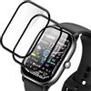 Beukei 2 Pezzi Vetro Temperato per Amazfit GTS 4 mini, Vetro Protettivo, Ultra HD, Senza Bolle, Anti-Graffio, Alta Trasparente, Folie