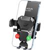 Kalexion Supporto per cellulare compatibile con Audi A3 8 V, accessorio per Audi A3 (2014 - 2019), supporto per cellulare auto, auto con rotazione a 360°, forte forza di serraggio, montaggio senza attrezzi