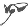 Nuroum OpenEar Pro Cuffie Bluetooth Orecchio Aperto con Microfono a Cancellazione del Rumore, Auricolare Bluetooth Senza Fili V5.3 Connessione Multipunto,15 Ore Durata per Ufficio/Casa/Chiamate