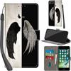 Haninsuze Cover per iPhone 7 Plus/iPhone 8 Plus Custodia Cover Pelle Libro Portafoglio con Porta Carte Magnetica Protezione Antiurto Cuoio Flip Case Custodia Cover per iPhone 7 Plus / 8 Plus, ala