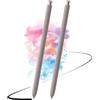 Peixiong 2 Pezzi Galaxy S24 Ultra Penna stilo di ricambio (senzaBluetooth) per Samsung Galaxy S24 Ultra Stylus Touch S Pen,Grigio