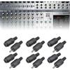 TASSFROO 12 Pezzi Spine/Prese per Altoparlanti DIN 2 Pin Connettori Altoparlante DIN 2 Pin Presa Cavo Altoparlante Altoparlante con Terminali a Vite per Riparazione e Sostituzione di Cavi Audio Senza Saldature