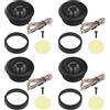 LT Easiyl 2 Paia Di Altoparlanti Per Auto Auto Cupola Rotonda Audio Altoparlante Auto Tweeter Altoparlante Corno Auto Mini Altoparlante Tweeter Auto Tweeter Altoparlante Accessori
