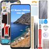 YHX-OU 6.43'' Nero+Telaio Schermo per Realme GT Master Edition Realme GT Master RMX3363 RMX3360 LCD Display Touch Screen Digitizer Ricambio Assembly con Utensili Inclusi + Vetro temperato