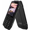 HAMTOD Telefono Cellulare per Anziani 4G, 2.8 Display, Certificato IP68 Impermeabile e Antipolvere, Dual SIM, Batteria Rimovibile 2000mAh, Tasti Grandi, Suono Forte, Ideale per Lavoro Esterno ed Emergenze