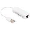Tosuny Scheda di Rete USB, Adattatore Ethernet USB 2.0 RJ45 Scheda di Rete Esterna per Computer con Chip ABS Bianco RTL8152B per Android, per per Tablet PC, per
