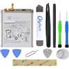 OnlyTech - Kit di riparazione Batteria per Samsung Galaxy S21 FE SM-G990-4500mAh - con 10 Strumenti e Adesivo