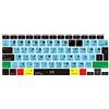 MMDW DaVinci Resolve - Cover per tastiera con tasti di scelta rapida, in silicone A2179, per MacBook Air 13, con chip Touch ID A2337, M1, layout europeo (non adatto per versione 2018-2019)
