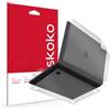 skoko Nuova pellicola protettiva opaca trasparente compatibile con MacBook Pro 16 M1 M2 M3 Release 2021 2022 2023 2024, parte superiore e inferiore e poggiapolsi e trackpad, simile alla protezione