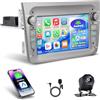 Motorsi 2GB+64GB Autoradio para Alfa Romeo Mito 2008-2016 con Carplay Android Auto Bluetooth, Reproductor Multimedia con GPS Navegación/WiFi/Bluetooth/RDS/FM Radio/SWC+AHD Camera