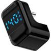 QIANRENON 140 W USB C ricarica display digitale a forma di U adattatore 40 Gbps USB 4.0 tipo C maschio a femmina carica monitor angolo 180° connettore in tempo reale, supporto video audio 8k@60Hz