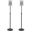 RATSTONE Supporto Casse Audio，Stativi per Casse，Satelliti Fino a 8 kg, Set da 2 Supporti da Pavimento,si Estende da 75 cm a 140 cm, Contiene Altoparlanti Satellitari e Piccoli da Scaffale