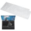 leruiyezs Copri Tastiera PC Ultrasottile TPU Trasparente Antipolvere Pellicola Protettiva per Tastiera per MacBook Pro 14 16 Air 13 15 M4 M3 M2 M1 EU Layout Compatibile con Modelli 2025-2021
