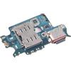OnlyTech - Connettore di Ricarica di Tipo USB-C e Lettore Sim di Ricambio per Samsung Galaxy S22 SM-S901U