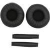 INF Cuscinetti auricolari e cuscinetti per archetto per cuffie Sennheiser PX100/200/100-II, vestibilità perfetta, esperienza sonora migliorata, pelle, morbida schiuma