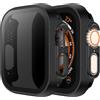 LINTEKER Confezione da 2 custodie protettive per Apple Watch Ultra 3 (2025)/Ultra 2/Ultra 49 mm, struttura stabile 2 in 1, anti-peeping, sensibile al tocco, ricarica diretta, nero