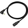 GINTOOYUN DC4017 - Cavo di prolunga di corrente 22 AWG DC 4,0 mm x 1,7 mm, ad angolo retto per PSP, fotocamere, spazzolini elettrici ecc. (4,9 FT) (1,5 m)