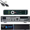 HTS e-com GigaBlue UHD Quad 4K Pro 2X FBC DVB-S2 Twin Sat Receiver con Dual Core CPU, E2 Linux OS, 4GB RAM, 8GB eMMC, Bluetooth 5.4, H.265, 1200Mbit WLAN, 3x USB 3.0, HTS e-com cavo HDMI