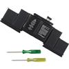 WoskjXas A1417 Batteria Compatibile con MacBook Pro 15'' Retina A1398 (Mid 2012, Early 2013 Version) MC975LL/A MC976LL/A ME664LL/A ME665LL/A, EMC 2512 EMC 2673