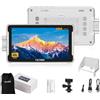 VILTROX DC-V1 5,5"Monitor Da Campo per Fotocamera DSLR Monitor Touchscreen 4K HDMI Video Monitor Esterno per Sony Canon Nikon 2000nits 3D LUT 1920×1080 IPS HD Video con Batteria Ricaricabile Hood