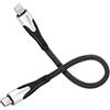 iSOUL Cavo di ricarica corto da USB C a Lightning iPhone iSoul, 15 cm/0,5 piedi per iPhone, supporta l'alimentazione (da utilizzare con caricabatterie di tipo C)