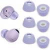 YieJoya Auricolari in memory foam per Samsung Galaxy Buds2 Pro, auricolari di ricambio Fit in Case (Viola, M)