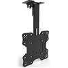 Drall Monitor a soffitto Nero per LCD LED 16-33 Pollici PC TV Tetto a Falda Camper Camion Pieghevole VESA 100 200 Modello: L89BA