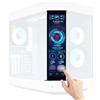 GeeekPi 12.6 Inch IPS LCD Touch Screen Monitor FHD 1920x515 Display, Fit for DIY Y60 PC Case CPU GPU Secondary Monitor Panel, Built-in Dual Speakers, Plug & Play,with up to 10-Points of Multi-Touch