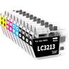 Jhaan LC3213 compatibile con Brother 3213XL 3213 cartuccia d'inchiostro compatibile con Brother MFC-J497DW DCP-J572DW DCP-J774DW MFC-J491DW DCP-J772DW MFC-J890DW MFC-J895DW (confezione da 10)