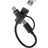 zoyuzan Adattatore USB a Tipo C Lightning Cavo OTG 2in1 per Apple iPhone15 14 13 12 Pro Max iPad Macbook Compatibile con Samsung Connettore Cavo Jack USBC Mouse Tastiera Lettore Schede Pendrive Convertitore