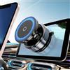 Libershine Porta Cellulare auto Ventosa, Supporto Magnetico Cellulare Auto Ruotabile a 360° Fissaggio a Vuoto, Portacellulare Auto Universale con due Anelli Magnetici Adatto a Superfici Lisce