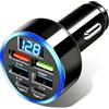 Lumitrex Adattatore accendisigari a 6 porte USB-C caricatore rapido 12 V-24 V per smartphone tablet
