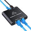 HRSDEIE Splitter Ethernet da 1 a 2 uscite, 1000 Mbps ad alta velocità (1000 Mbps Ethernet Spltter-Wide Style)