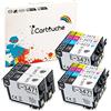 iCartouche Cartuccia d'inchiostro compatibile per Epson 34XL per Epson Workforce Pro WF-3720DWF WF-3725DWF (4BK 2C 2M 2Y)