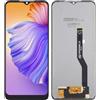 SRJTEK Schermo di ricambio per Doogee N50 per display LCD Doogee N50 per kit di riparazione touch screen digitalizzatore Doogee N50 (nero, senza cornice)