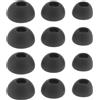 Create idea 6 Paia Di Gommini Di Ricambio Compatibile Con Oneplus Buds Pro 2 Auricolari In Silicone 3 Taglie (S/M/L) Tappi Morbidi In-Ear Con Filtro Per Isolamento Acustico Nero