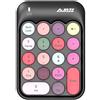 FELiCON AK18 Tastierino numerico a 18 Tasti, Compatto, Portatile, Silenzioso, per Windows, iMac MacBook e Computer Portatile, Desktop PC Portatile, Tipo di immissione Dati(Nero)
