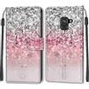 TOMYOU Cover per Samsung Galaxy A8 (2018), Custodia Flip Antiurto Portafoglio con Slot per Schede e Funzione Stand