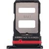 senza marchio Generico ricambio Compatibile con Xiaomi Mi 11T / 11T Pro 21081111RG Try tray Vassoio alloggio porta scheda Dual SIM Card NANO Sim 1 + SLOT SIM 2 slitta lettore CARD READER (Nero)